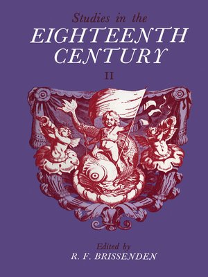 cover image of Studies in the Eighteenth Century II